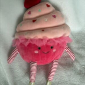 Mon Ami Pink Candy Cupcake Plush Toy